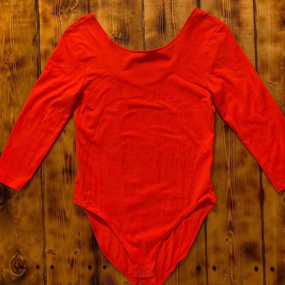 Red bodysuit